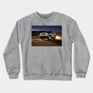 Jeep Commander in the desert Crewneck Sweatshirt